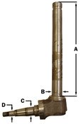 527292R92 Case IH Stub Axle